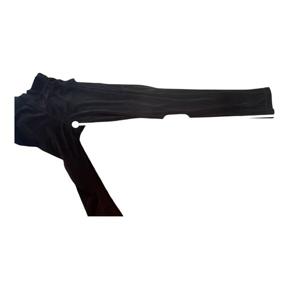 Jones New York Women’s Black Velour Stretch Straight Leg Pants Pull On Size Smal - Picture 6 of 8